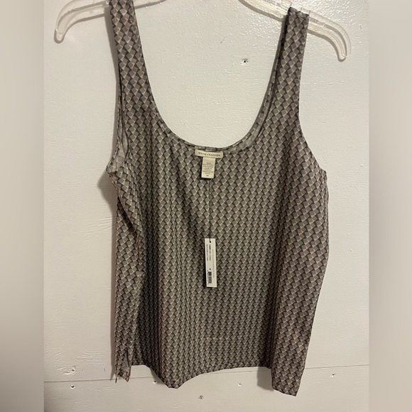 White + Warren Tops - White and Warren grey tank